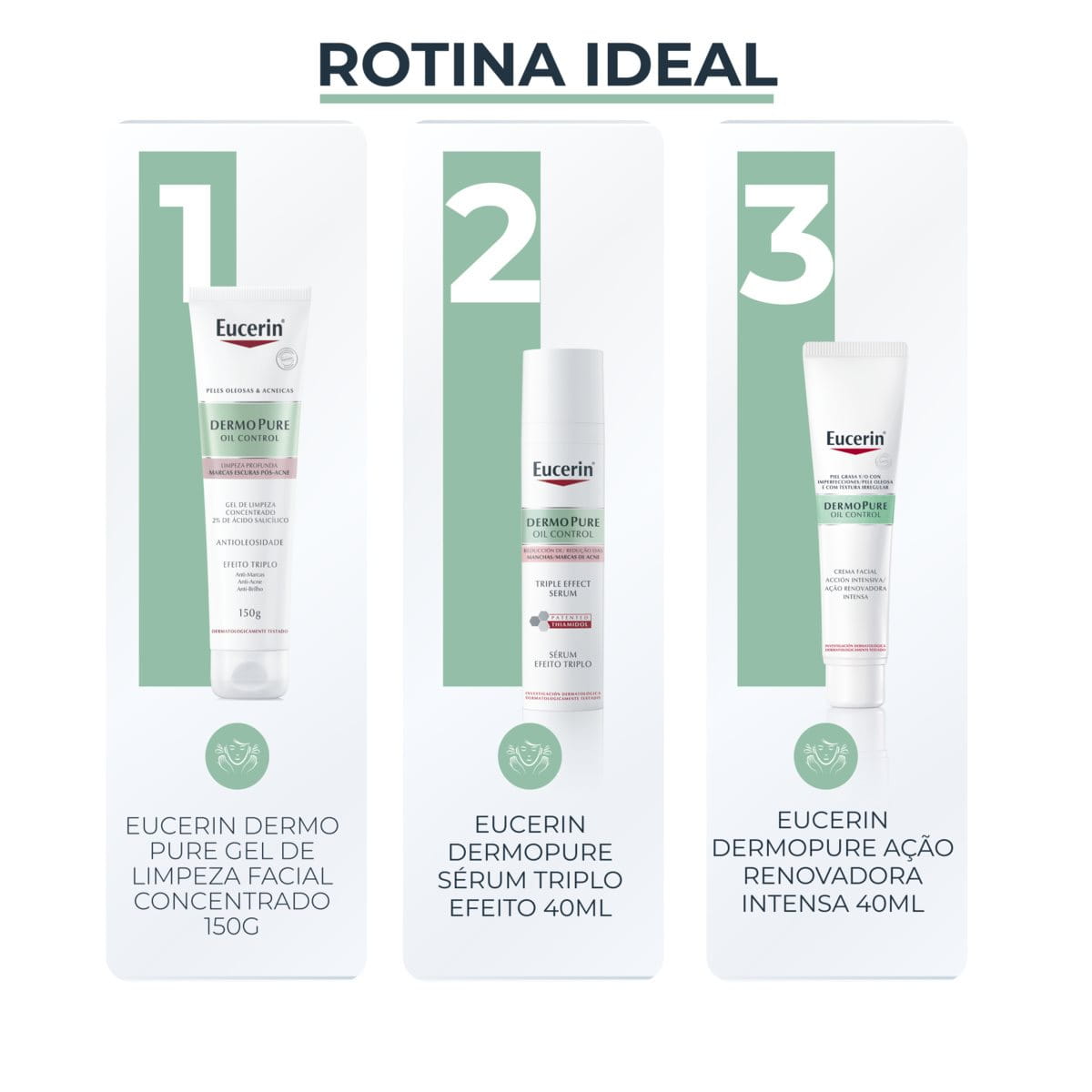 Eucerin Dermo Pure Sérum Facial Efeito Triplo Anti-Acne 40ml