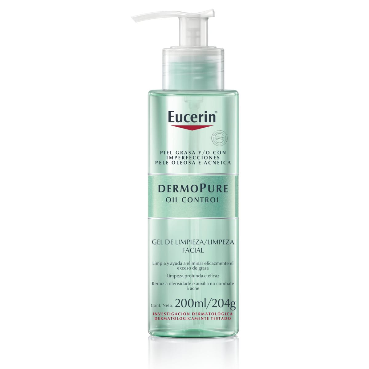 Gel de Limpeza Eucerin Dermo Pure 200ml – controle de oleosidade